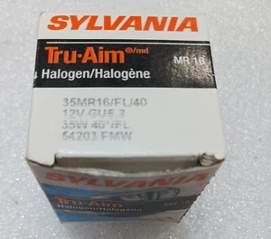 Sylvania Tru-Aim MR16 35MR16/FL/40 12V GU5.3 35W 40°/FL 54203 FMW - Picture 1 of 2