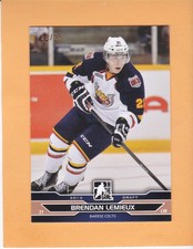 BRENDAN LEMIEUX #31 2014-15 ITG DRAFT PROSPECTS BRONZE SP 25 BARRIE COLTS NM-MT