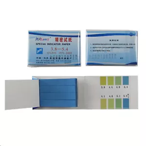 Tiras de papel con indicador de prueba de pH de precisión 10 bolsas/lote 80 tiras/bolsa - Imagen 1 de 8