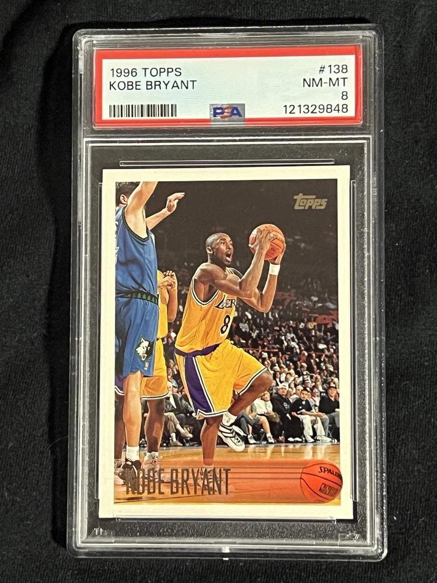 Topps Kobe Bryant 8 Graded Basketball Sports Trading Cards