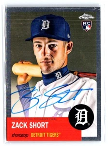 2022 Topps Chrome Platinum Anniversary #CPA-ZS Zack Short Autographs - Afbeelding 1 van 2