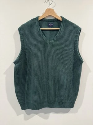 Chaleco Suéter Noah NYC Verde - Grande - 100% Algodón Foto 1 de 4