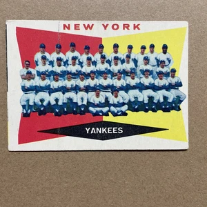 1960 Topps #332 - 4th Series Checklist New York Yankees - Bild 1 von 2