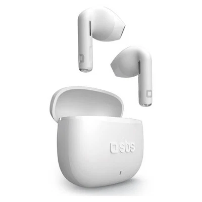 Sbs Auricolari microfono bluetooth GO PODS Tws White TEEARTWSGOPODSW - Immagine 1 di 2