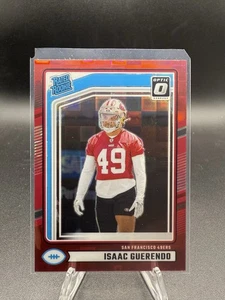 2024 Panini Donruss - Rated Rookie Isaac Guerendo #336 Optic Preview Red Pandora - Picture 1 of 1