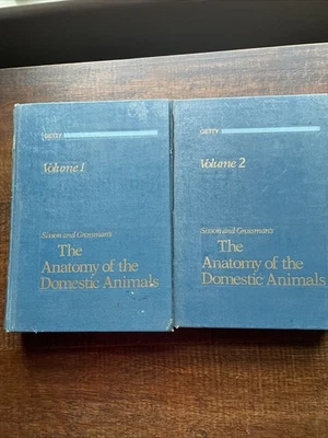 The veterinary Anatomy Of The Domestic Animals Vols 1&2  Sisson & Grossmans. - Image 1 of 4