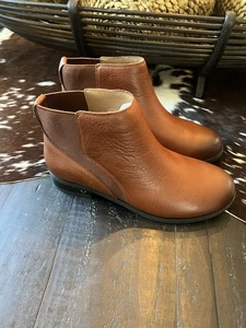 Vionic Stiefeletten Damen 7,5 Braun Leder Country Thatcher Schuhe - Bild 1 von 8