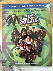 Escuadron Suicida (Suicide Squad) (Blu-ray+DVD) Spa Artwork Eng/Spa Lang NEW - Imagen 1 de 2