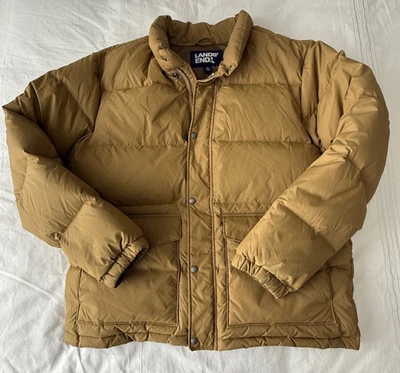 Lands' End Super Warm Puffer Down Jacket Men's XL, 46-48 EUC - Image 1 of 4