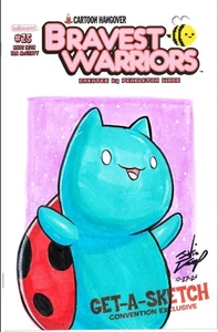 Bravest Warriors #25 (2014) Boom Comic Sketch Cover mit Original Jevin Loop Art - Bild 1 von 6