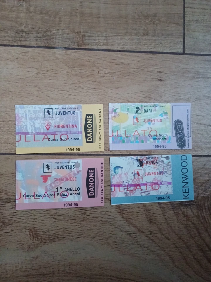 Lotto Biglietti Stadio Juventus 1994/95 - Immagine 1 di 1