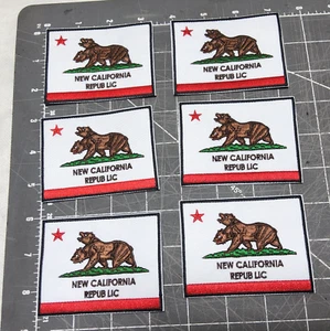 6 parches bordados Fallout New California Republic oso planchado 3,25"x2,50" - Imagen 1 de 5