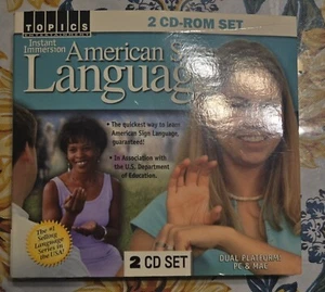 Instant Immersion American Sign Language 2 CD-ROM Set (Windows/Mac, 2001) - Picture 1 of 1