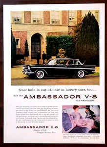 Black Rambler Ambassador 4-Door 1960 Vintage Print Ad - Picture 1 of 3