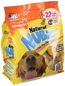 Masticables comestibles Nylabone Natural Nubz para perros, 22 unidades - Imagen 1 de 3