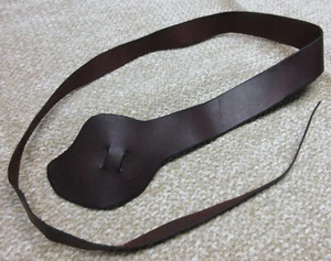 Handgefertigter brauner Leder Schlupfgürtel neu nie getragen, Elfen, Krieger, Barbaren - Bild 1 von 3