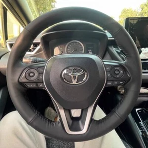 Custom Car Steering Wheel Cover For Toyota Avalon Camry / Crown 2018-22 Corolla - Picture 1 of 6