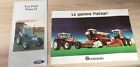 Lot De 2 Catalogues Années 1985/86 Fiatagri Et Ford Tracteurs et Engins 