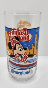 Vintage Fantasy Island Minnie Mouse Disneyland Drinking Glass - Picture 1 of 2