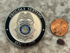 Wisconsin State Patrol Trooper Challenge Coin - Picture 1 of 2