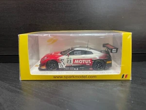 1/43 NISSAN GT-R NISMO GT3 MOTUL TEAM RJN 24H SPA 2017 SPARK SB182 - Imagen 1 de 4