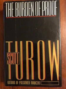 The Burden Of Proof by Scott Turow, Very Good Condition, Hardcover, 1990 - Picture 1 of 2