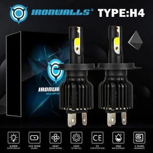 2x HB2 H4 9003 LED Headlight Globes Hi-Lo Beam Bulbs For Honda CRV 1997-2006 - Picture 1 of 12