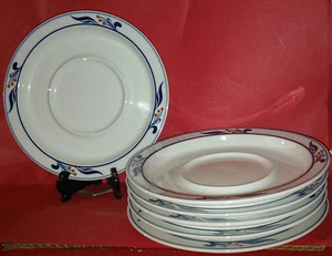 Dansk Bistro Maribou weiß Untertassen Teller 7,15", NICHT MEHR PRODUZIERT 1997-Japan ~ SEHR GUT - Bild 1 von 7