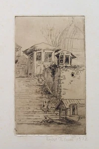 1912 Srinagar Jammu & Kashmir India - Rare Print - Picture 1 of 5