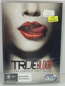 NEW & SEALED True Blood Season One Region 4 DVD 5 Disc Set Alexander Skarsgard - Picture 1 of 6