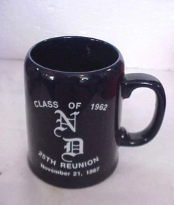 KLASSE VON 1962 NA 25. WIEDERSEHEN 21. NOVEMBER 1987 KAFFEETASSE - Bild 1 von 5