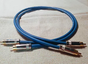 Wireworld Oasis 7 AWARD WINNING Interconnects with Neutrik RCA plugs: 3' pair - Picture 1 of 3