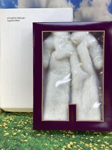 TONNER TYLER WENTWORTH 16" WHITE 'FUR' COAT EXCLUSIVE NRFB GORGEOUS! NRFB