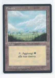 Cartas mágicas Magic The Gathering 1x Plains (versión A) - Italiano Revisado FBB Extranjero Frontera Negra - Imagen 1 de 1