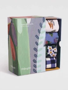 CONFEZIONE REGALO PENSIERO COTONE BIOLOGICO 4 PAIA CALZE DONNA-GRANGER GIARDINAGGIO SBW6702 - Foto 1 di 11