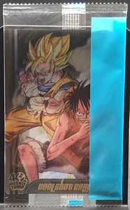 Goku & Monkey D. Luffy Dragon Ball OnePiece Wafer card TCG JUMP 40th unopened - Picture 1 of 11