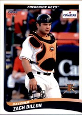 2007 Frederick Keys SGA Choice #12 Zach Dillon Urbandale Iowa IA Baseball Card