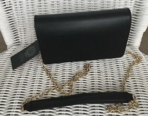 NEU MIT ETIKETT Vince Camuto Adina Hartschale Leder schwarz Umhängetasche - Bild 1 von 4