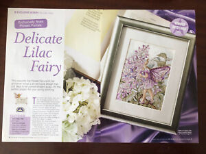 Lilac Flower Fairy Cross Stitch Chart **from a magazine**