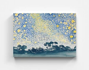 Leinwandbild Henri Edmond Cross STARS Haus Decor Wandbild Artist Kunst - Bild 1 von 7