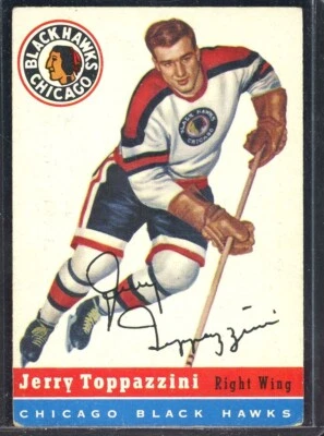 1954-55 Topps #21 Jerry Toppazzini - Image 1 of 2