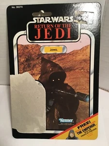 Tarjeta posterior vintage de El Retorno del Jedi ROTJ Jawa 65 - solo tarjeta posterior - Imagen 1 de 10
