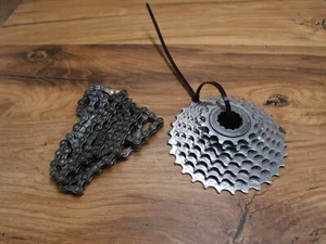 Shimano Hyperglide cassette VIA Japan from Shimano Deore DX FH-M560 7 sp + chain - Picture 1 of 10