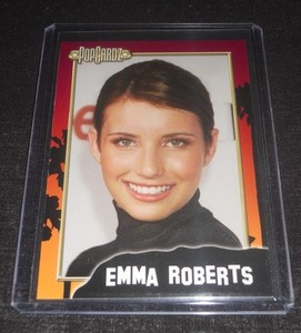 PopCardz Emma Roberts Trading Card (Scream Queens,Nerve,American Horror Story)