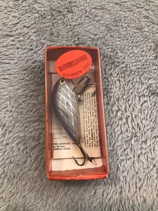 VINTAGE BILL NORMAN QUARTERBACK LURE 250-3 Blue SILVER  1/4 Quarter Ounce w/Box - Picture 1 of 4