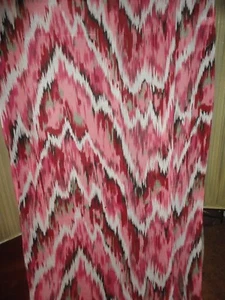 URBAN OUTFITTERS BOHO BOHEMIAN IKAT PINK BLACK GREEN (1) PANEL 52 X 82 - Picture 1 of 5