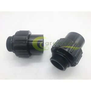2 Union Plumbing Joints 1.5" NPT x 1.5" Swimming Pool Spa Pump Slip Fitting CPVC - Picture 1 of 9