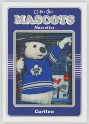 2016-17 O-PEE-CHEE Carlton MASCOTS PATCH P-100 Ultra Rare! - Image 1 of 2