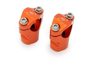 AS3 HANDLEBAR CLAMPS for KTM 125 250 300 350 450 500 SX SXF EXC (+10MM HIGHER) - Picture 1 of 1