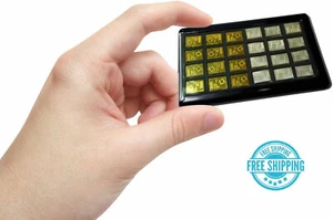 Element Card with 1g Silver Valcambi Combibar Bullion Fractional Bars Case - Picture 1 of 12